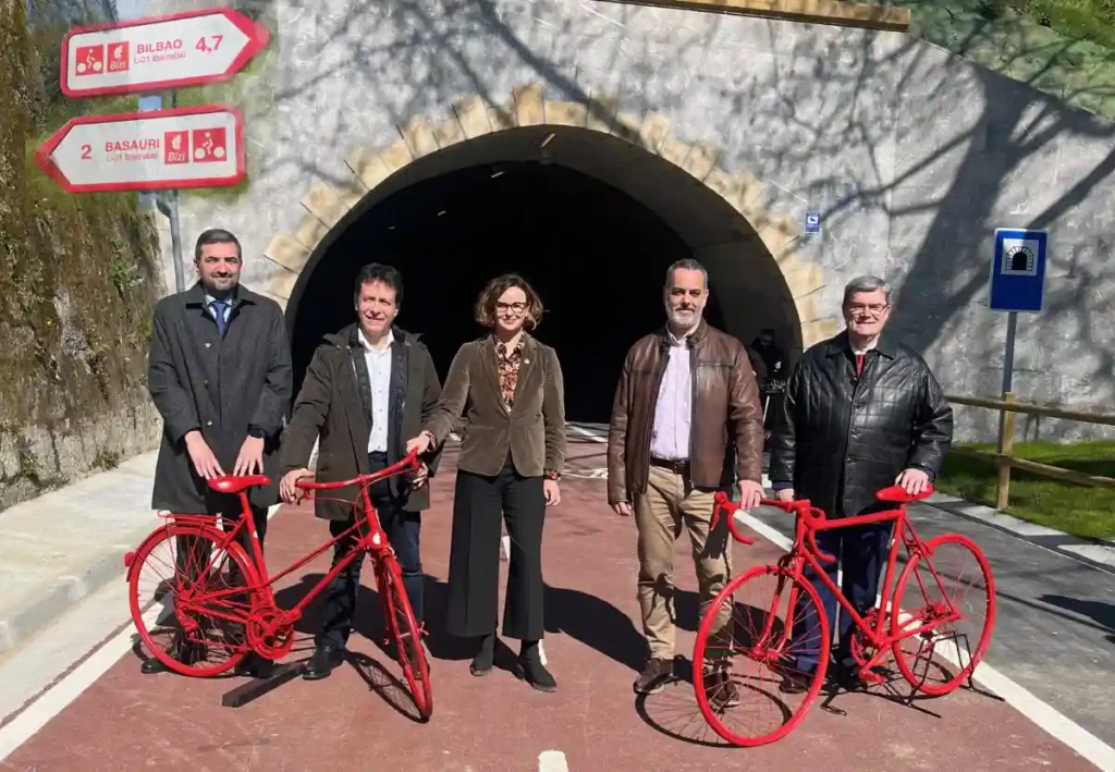Bidegorri Basauri-Etxebarri Bilbao inauguración