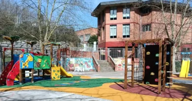 Nueva zona de juegos infantiles colegio Kareaga Goikoa Basauri