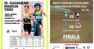 Urreta Galdakao fútbol sala y Duatloi Txiki