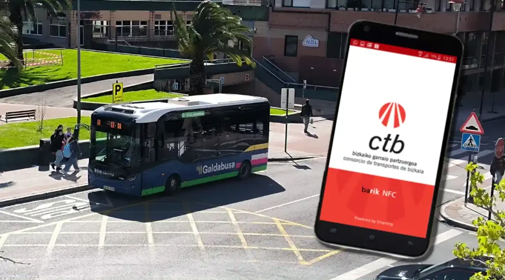 Galdabusa pago con móvil Galdakao
