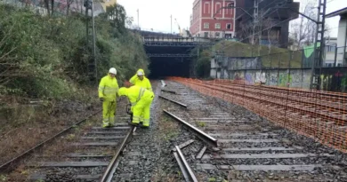 Obras estación Bidebieta Basauri