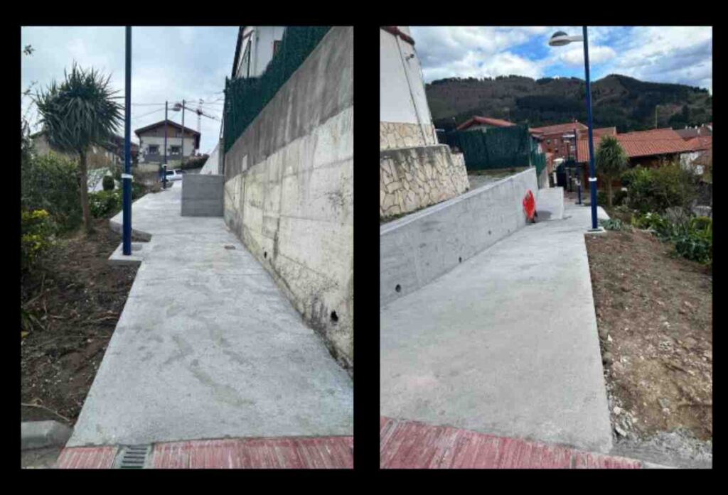 Etxebarri camnino entre Calles Castilla y Aragón