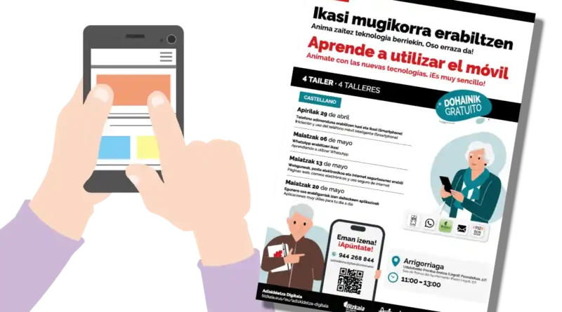 Arrigorriaga cursos de móviles para mayores