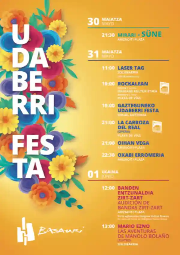 Udaberri Festa Basauri cartel