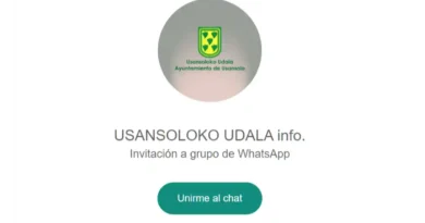 Usansolo comunidad informadora por Whatsapp