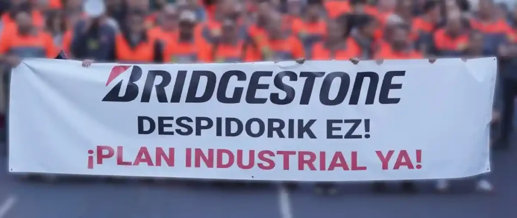 Manifestación Bridgestone Basauri