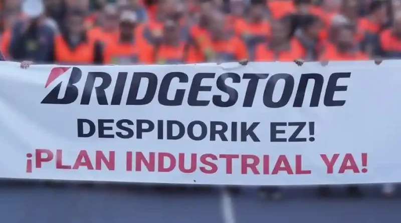 Manifestación Bridgestone Basauri