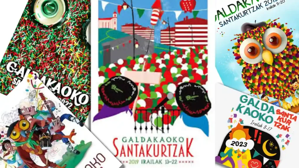 concurso de carteles Fiestas de Galdakao Santakurtzak