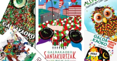 concurso de carteles Fiestas de Galdakao Santakurtzak