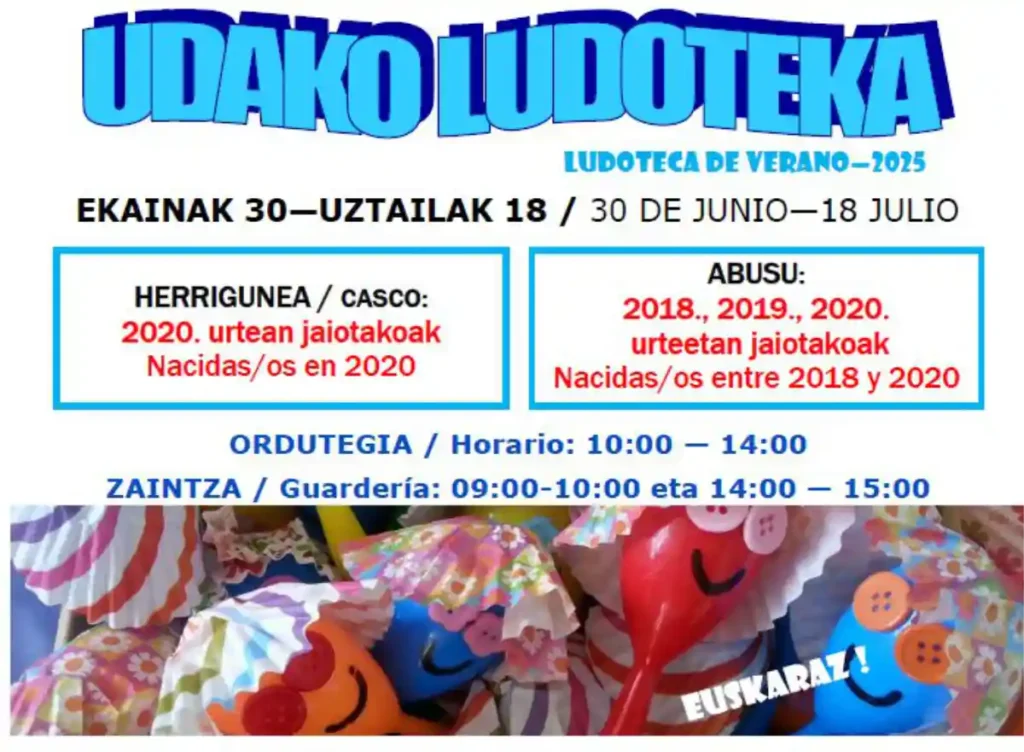 Ludotecas de verano Arrigorriaga