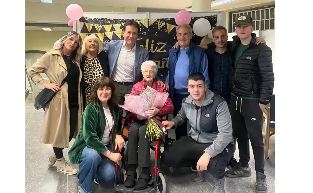 Nieves Muñoz nueva centenaria Basauri