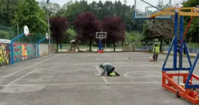 Lonbo cancha de baloncesto