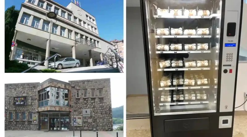 máquinas expendedoras bolsas compostables Basauri