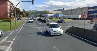 Galdakao cortes de tráfico N-634 Aperribai