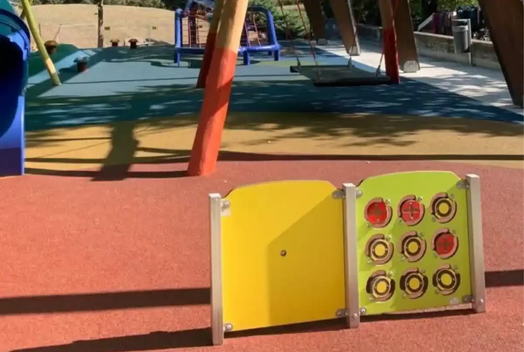 suelo parque infantil Bizkotzalde Basauri