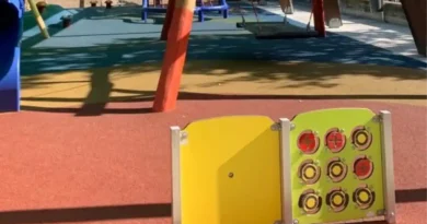 suelo parque infantil Bizkotzalde Basauri