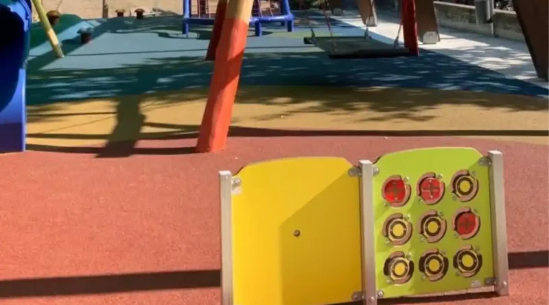 suelo parque infantil Bizkotzalde Basauri