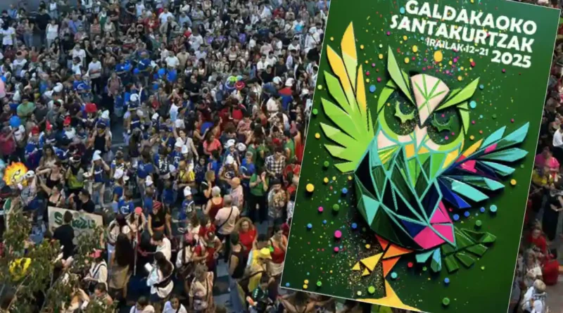 Que baile el Mozoilo cartel Santakurtzak Galdakao