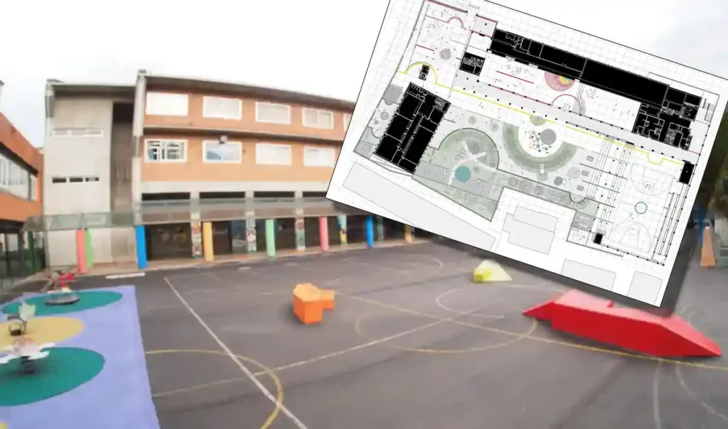 patio inclusivo escuela de Arrigorriaga