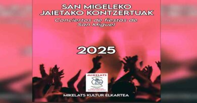 Conciertos fiestas de San Miguel 2025