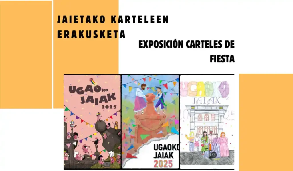 Exposición carteles de fiestas Ugalde 2025