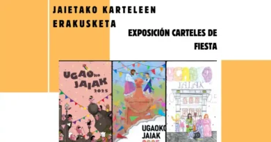 Exposición carteles de fiestas Ugalde 2025