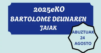 Fiestas de San Bartolomé 2025 Ugao Miraballes