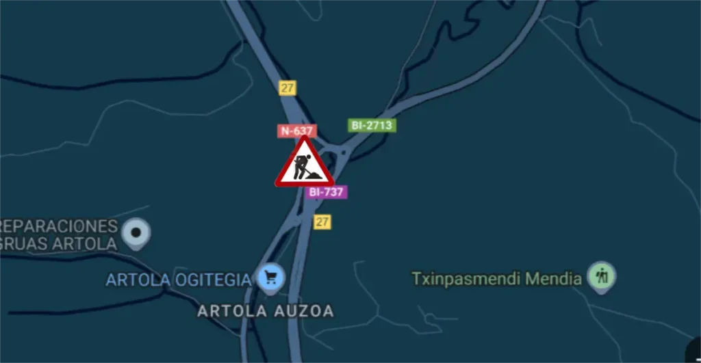 Cortes tráfico BI-30 Galdakao