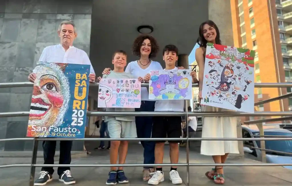 Carteles ganadores Sanfaustos 2025 Basauri