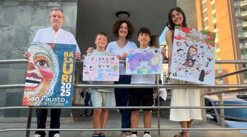 Carteles ganadores Sanfaustos 2025 Basauri