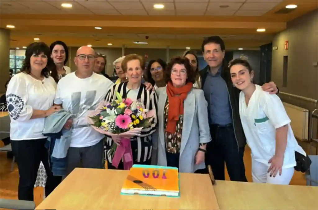 Esther Rivero centenaria Basauri