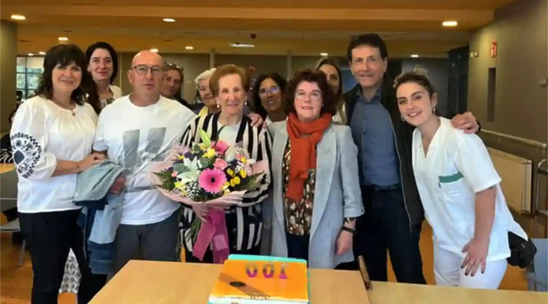 Esther Rivero centenaria Basauri