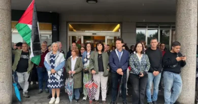 Ayuntamiento de Basauri concentración Gaza