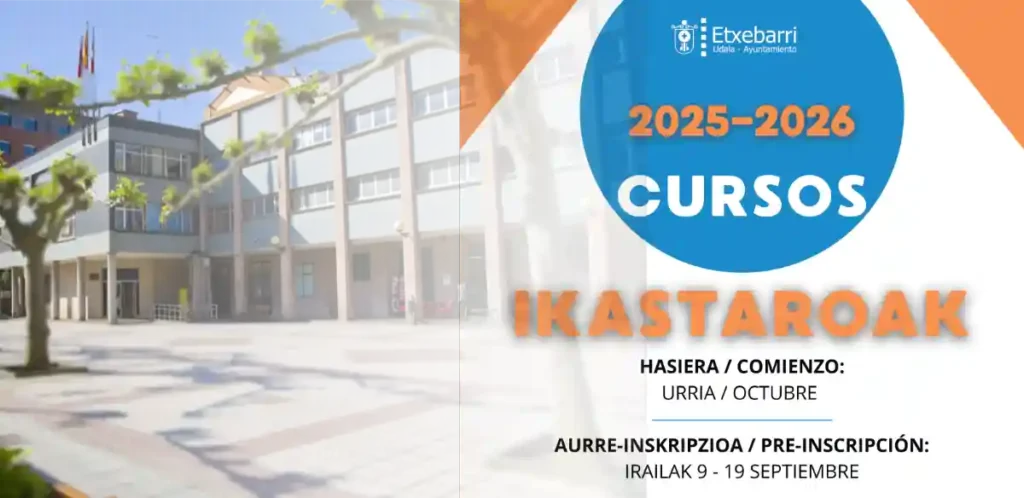Etxebarri cursos y talleres municipales