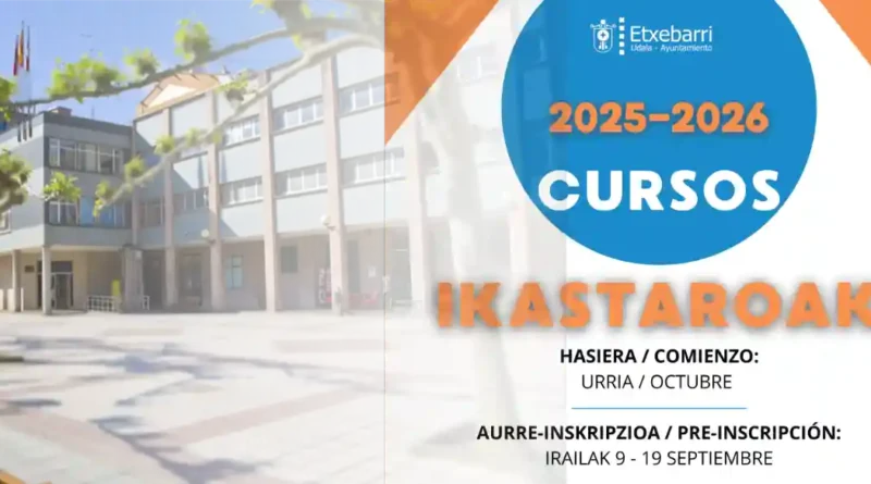 Etxebarri cursos y talleres municipales