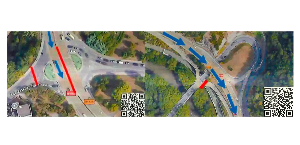 Etxebarri vuelta ciclista cortes de tráfico