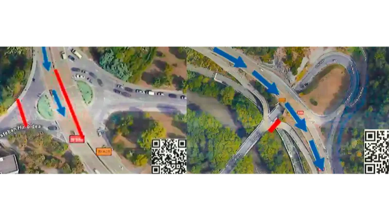 Etxebarri vuelta ciclista cortes de tráfico