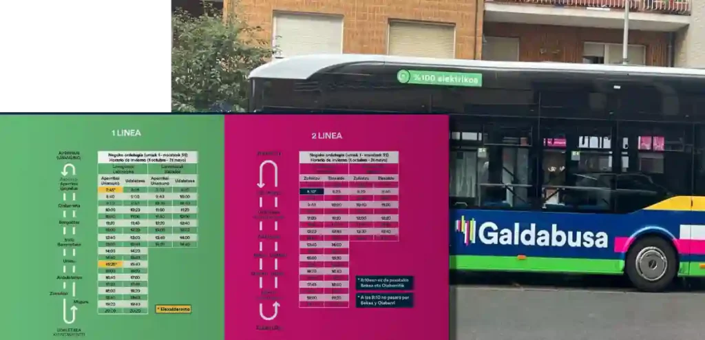 Galdabusa horario invierno Galdakao