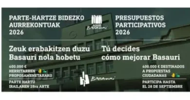Presupuestos participativos Basauri 2026