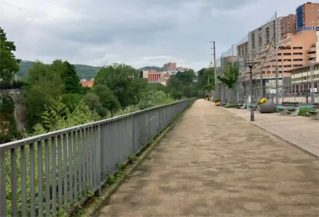 Corte tráfico peatonal pasarela Soloarte