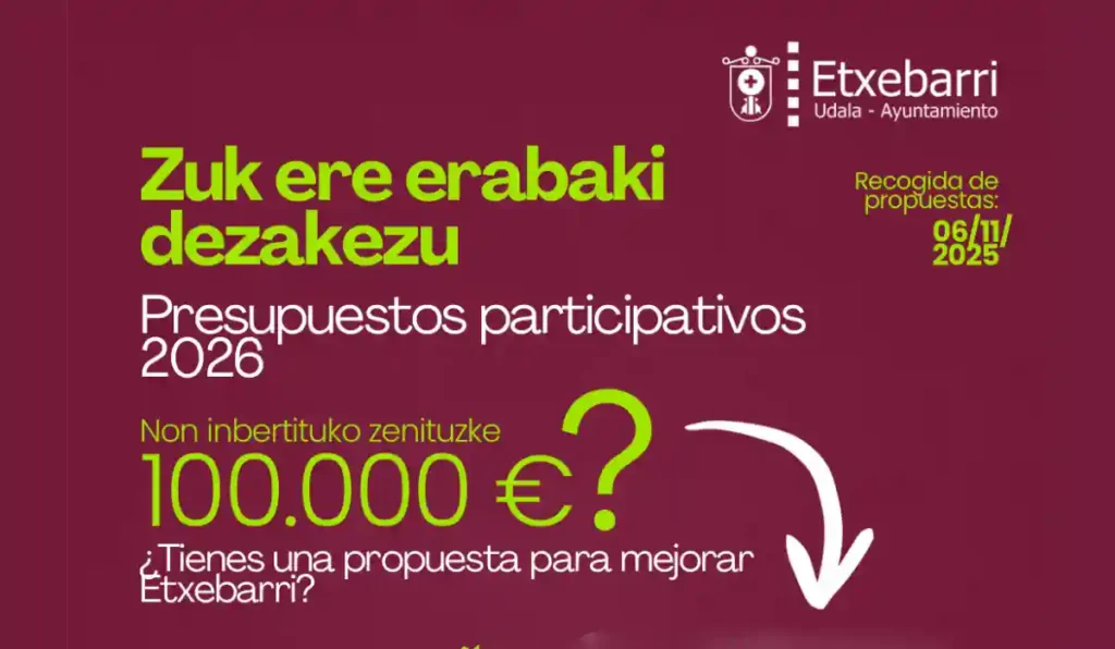Etxebarri presupuestos participativos