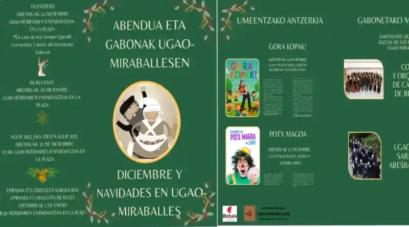 Ugao-Miraballes actividades navidad