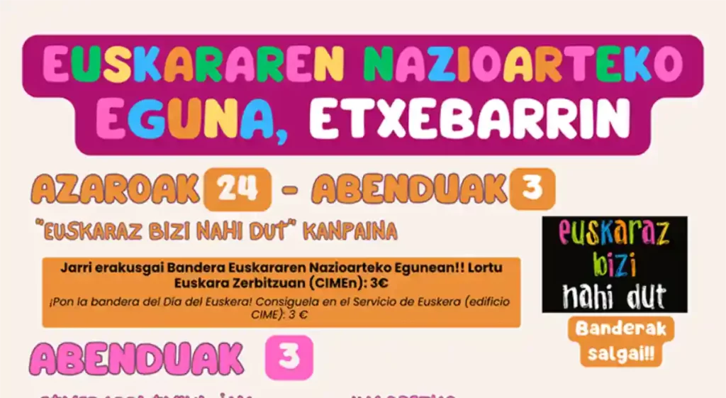 ETXEBARRI dÍA iNTERNACIONAL DEL EUSKERA