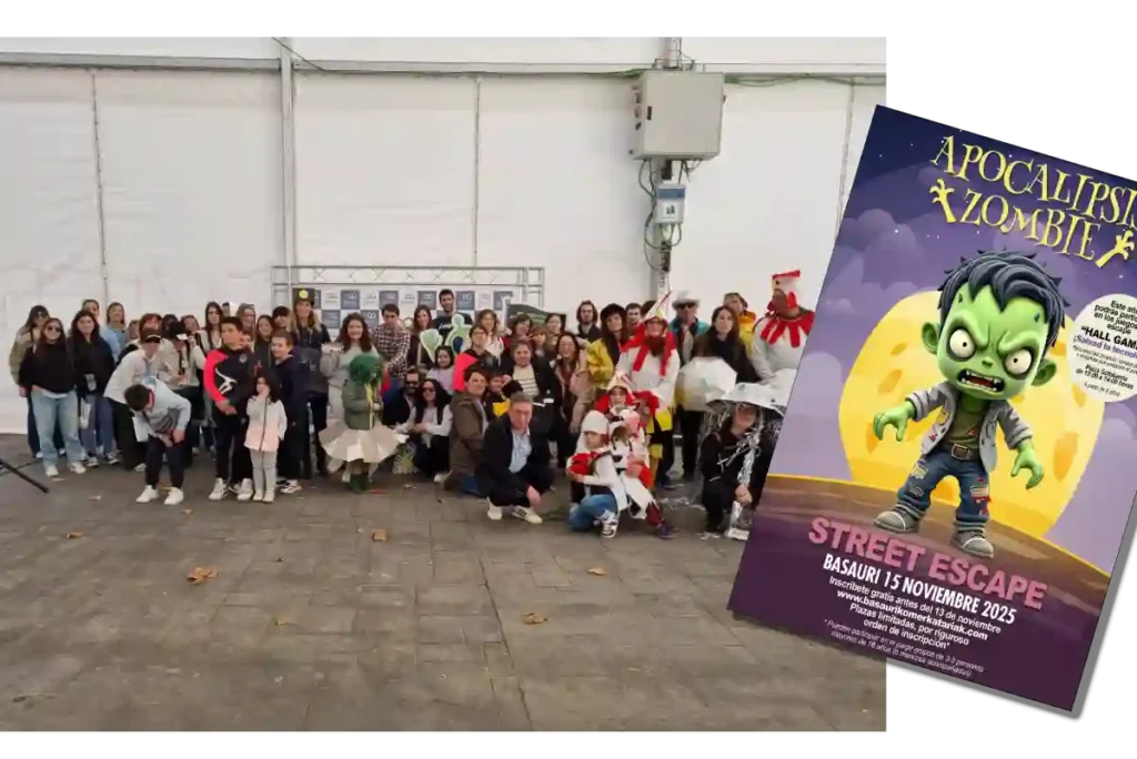 Asoación de Comerciantes de Basauri street Escape zombie