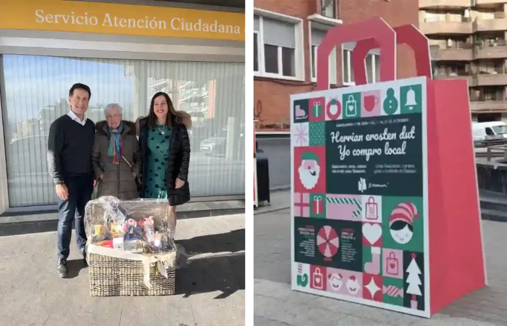 Cesta de navidad Basauri "Yo compro local"