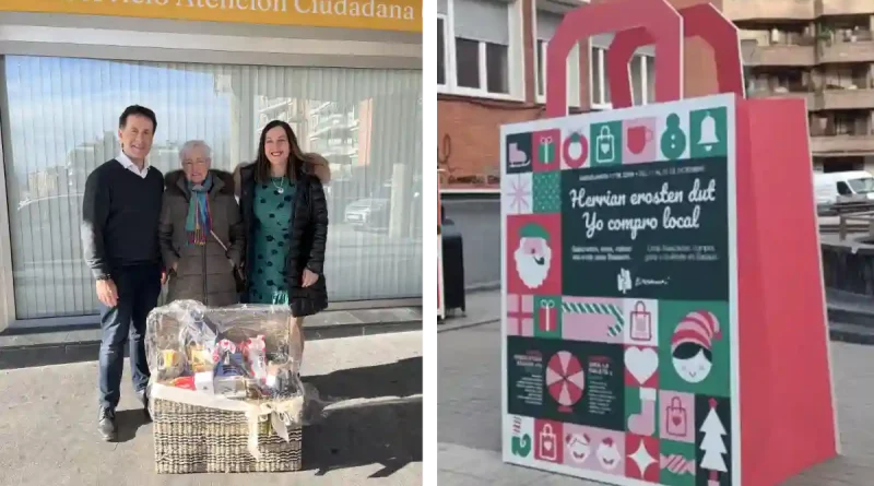 Cesta de navidad Basauri "Yo compro local"