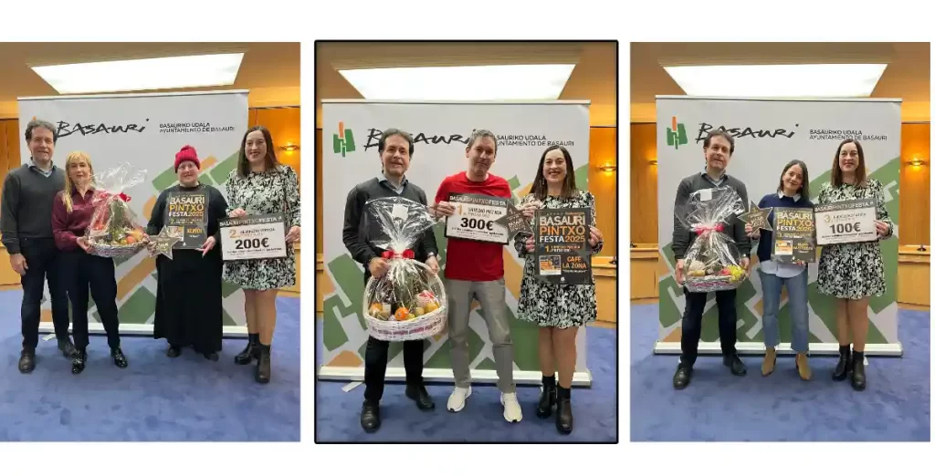 Basauri Pintxo Festa 2025 Establecimientos ganadores
