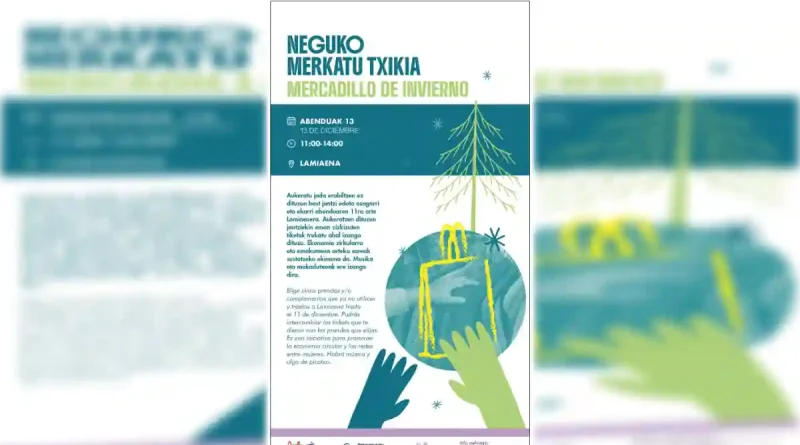 Mercadillo de intercambio en Lamiaena Arrigorriaga