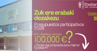 Presupuestos participativos Etxebarri