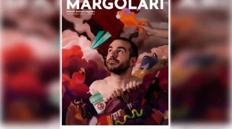 Margolari Manex Astigarraga en Talka Gazte Gune Etxebarri